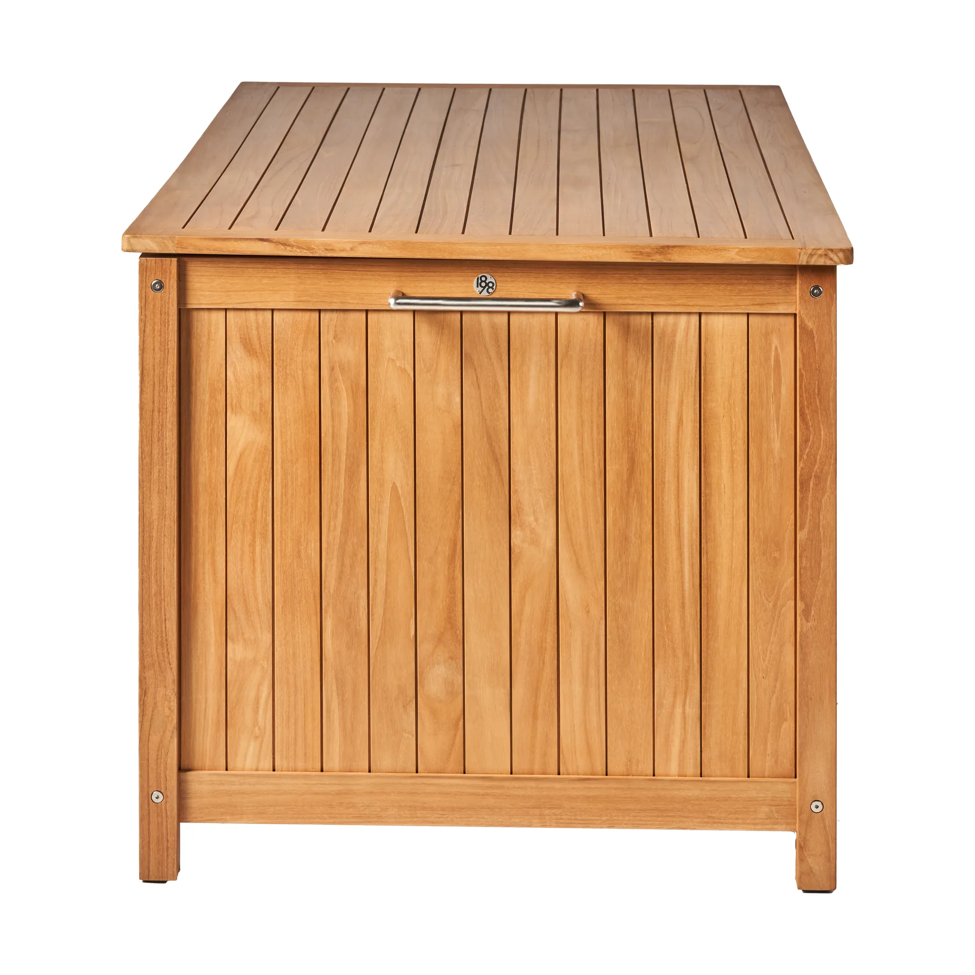 Bjärknäs dynbox med hjul L 180x85x75 cm, Teak 1898