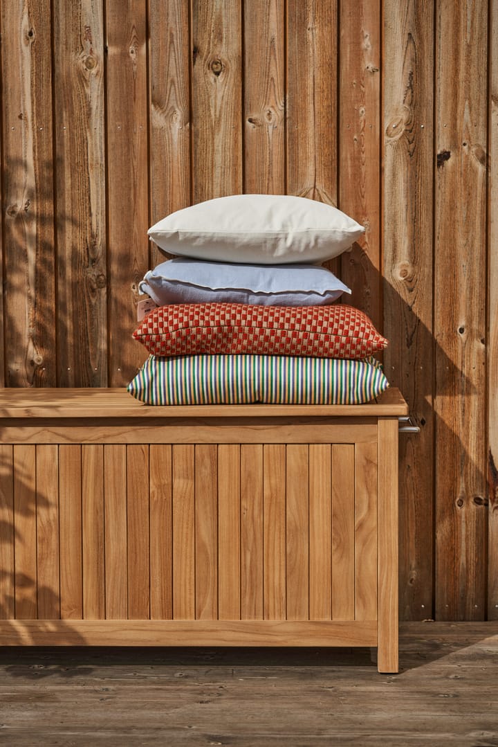Bjärknäs dynbox med hjul L 180x85x75 cm, Teak 1898