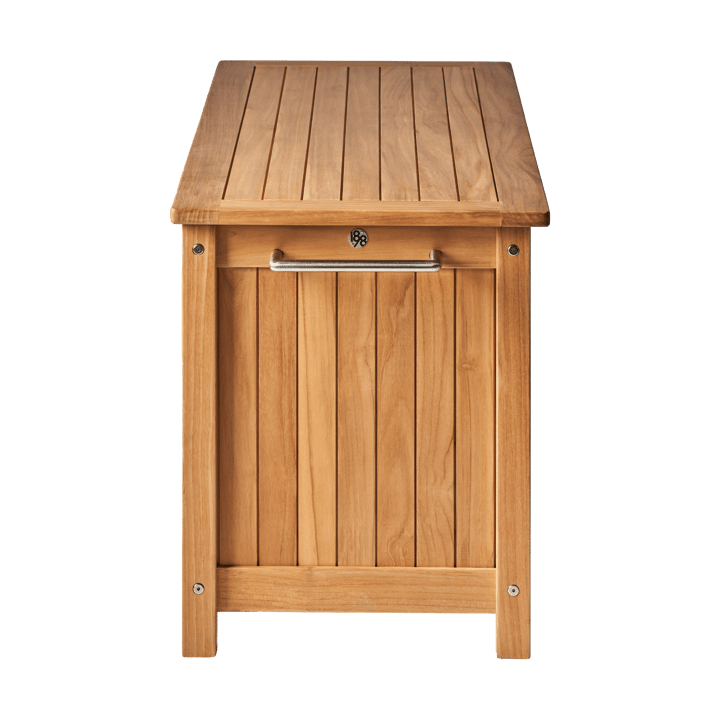 Bjärknäs dynbox med hjul S 130x50x60 cm, Teak 1898