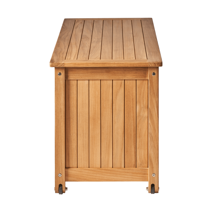 Bjärknäs dynbox med hjul S 130x50x60 cm, Teak 1898