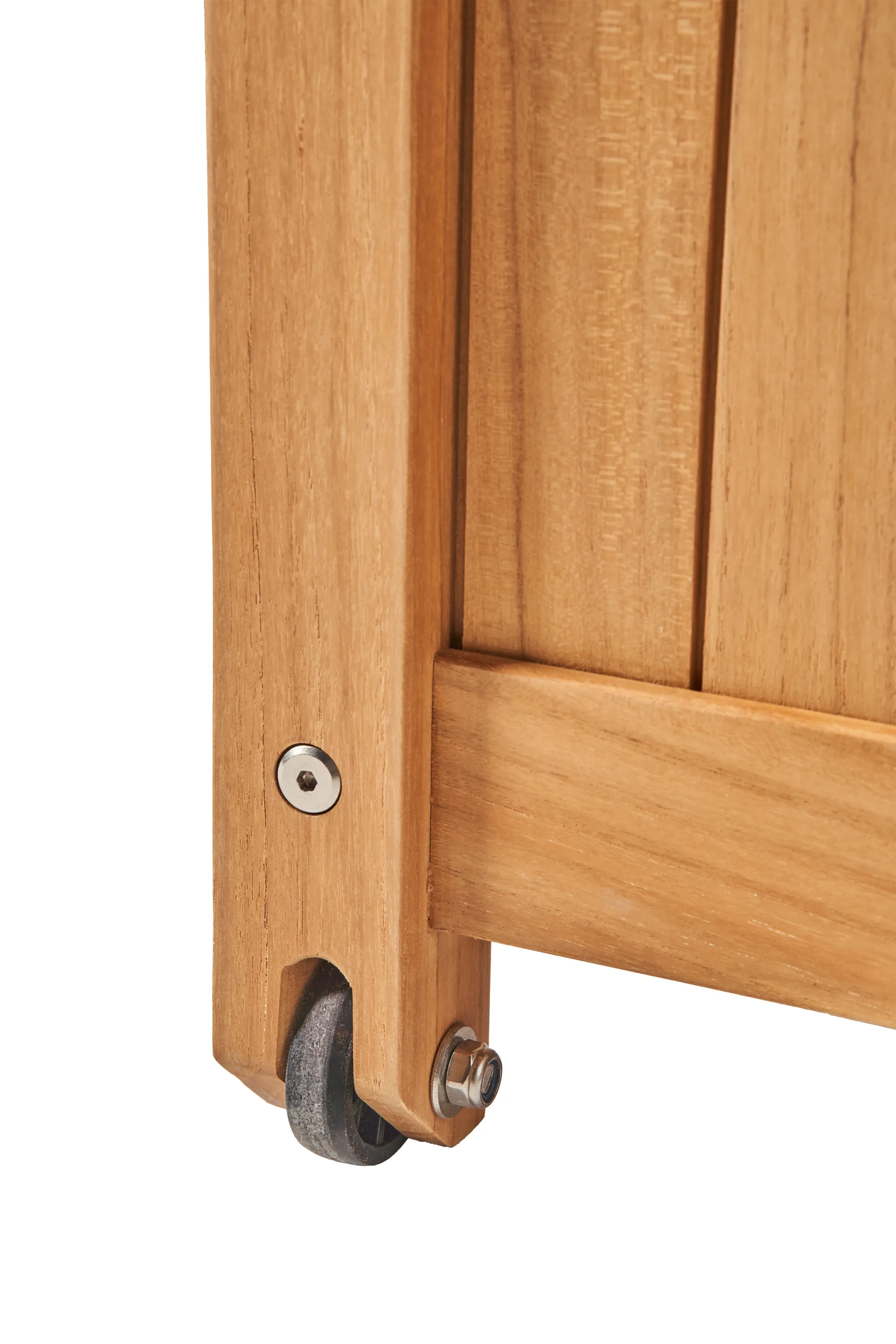 Bjärknäs dynbox med hjul S 130x50x60 cm, Teak 1898