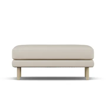 Bredhult fotpall - Jump Beige 1956-vitoljad ek - 1898