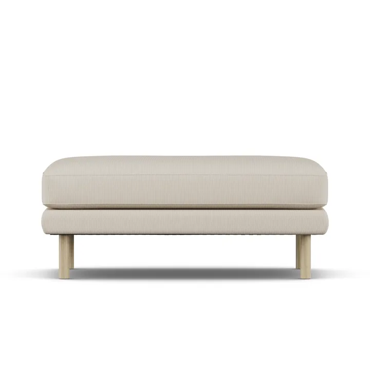 Bredhult fotpall - Jump Beige 1956-vitoljad ek - 1898