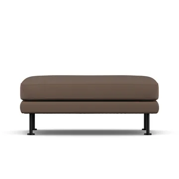 Bredhult fotpall - Jump Brown 1955-svart stål - 1898