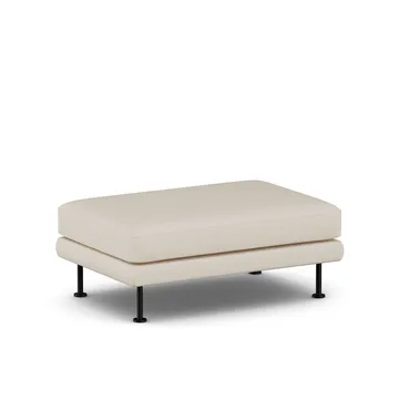 Bredhult fotpall - Same Beige 6670-svart stål - 1898