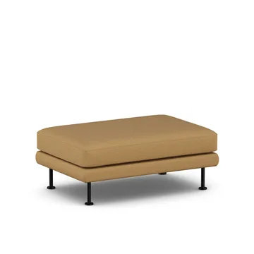 Bredhult fotpall - Same Ochre 6676-svart stål - 1898