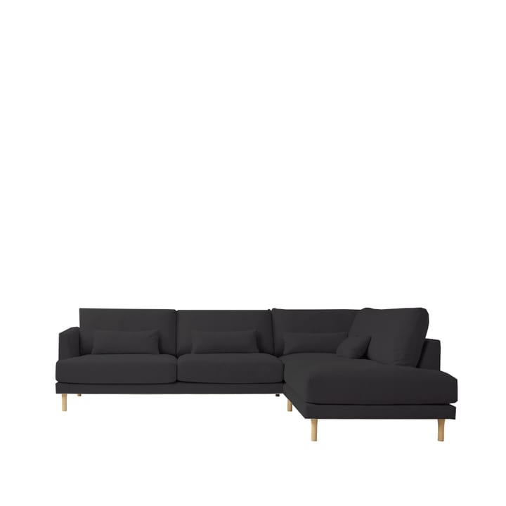 Bredhult modulsoffa A1, Alaska 0191 antracit-vitolj ek 1898