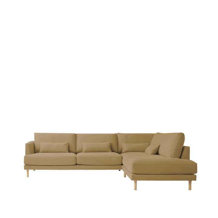 Bredhult modulsoffa A1 - Alaska0158 mustard-vitoljad ek - 1898