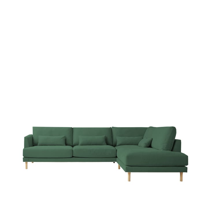 Bredhult modulsoffa A1 - tyg alaska 0192 moss, vitoljade ekben - 1898
