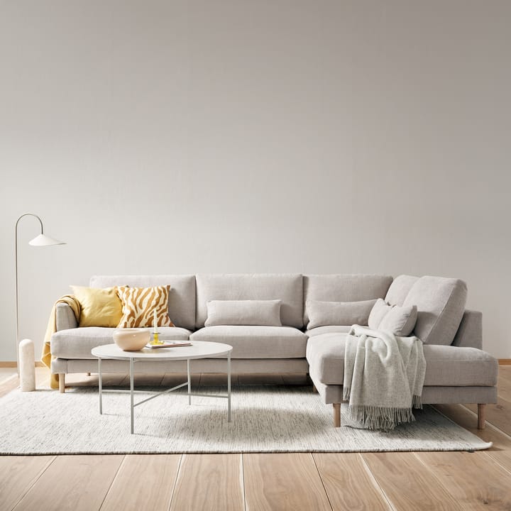 Bredhult modulsoffa A1 vitoljade ekben, Bern 0341 Beige 1898