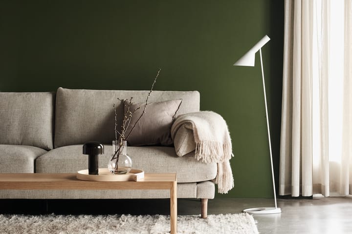 Bredhult soffa 3-sits, Bern 0345 green-vitoljad ek 1898
