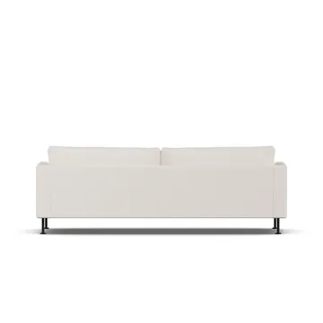 Bredhult soffa - Caleido Beige 9600-svart stål, 3-sits - 1898