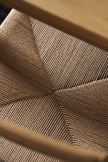 Fridhem matstol, Lackad ek-naturflätad, 4-pack - 1898