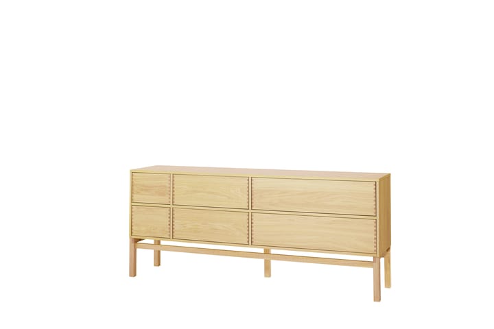Hylte sideboard 6 lådor 172x73 cm, Ek 1898
