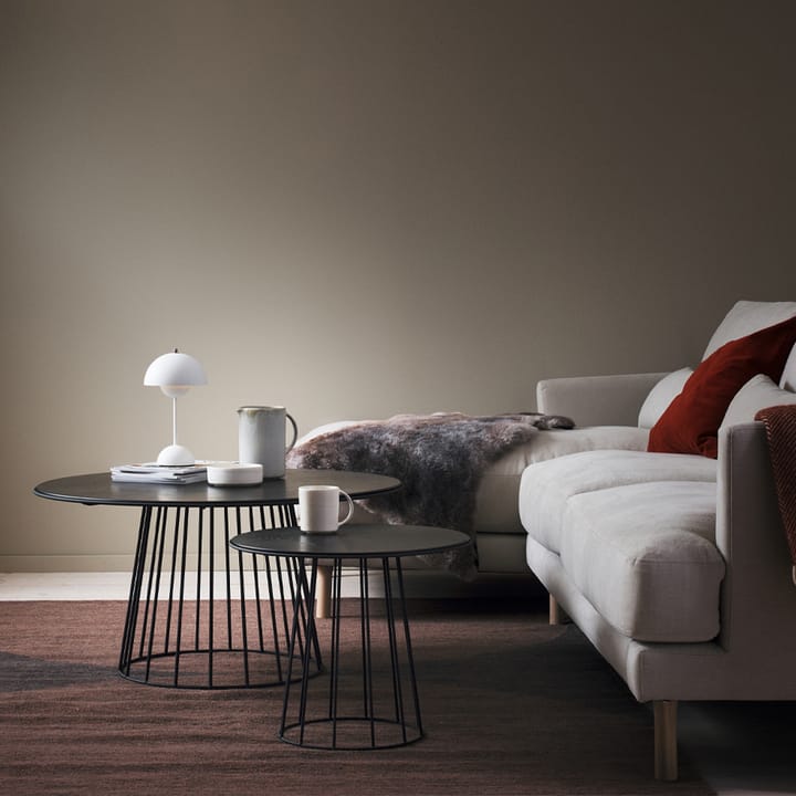 Lidhem soffbord Ø90 cm - Svartlackerad ek - 1898