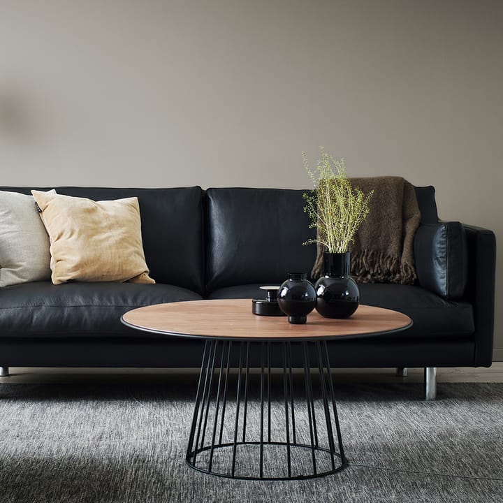 Lidhem soffbord Ø90 cm - Svartlackerad ek - 1898