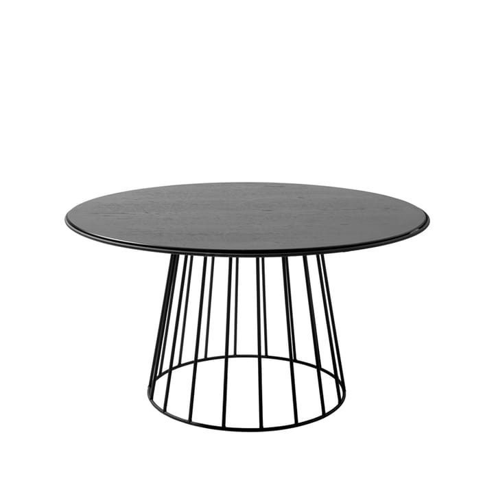 Lidhem Soffbord - svartlackad ek, stort, svart stålstativ - 1898