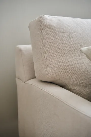 Lidnäs 3 sits soffa - Caleido Beige 9600-vitoljad ek, 3-sits - 1898