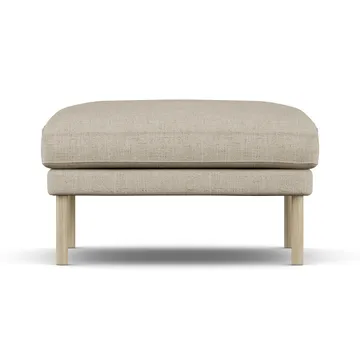 Linnevik fotpall - Bern Beige 0341-vitoljad ek, utan kappa - 1898