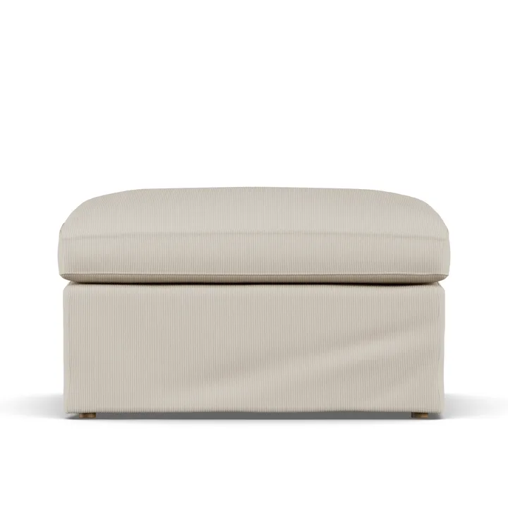 Linnevik fotpall - Jump Beige 1956-vitoljad ek, med kappa - 1898