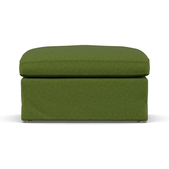 Linnevik fotpall - Luiza Green 3975-vitoljad ek, med kappa - 1898