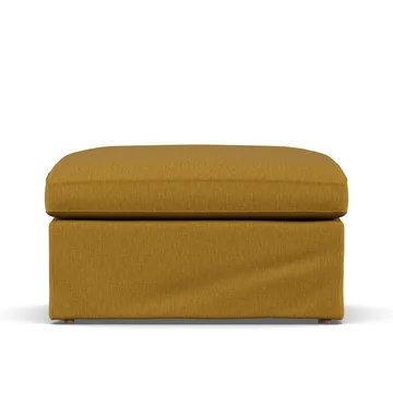 Linnevik fotpall - Luiza Mustard 3972-vitoljad ek, med kappa - 1898