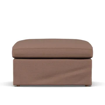 Linnevik fotpall - Same Rust 6675-vitoljad ek, med kappa - 1898