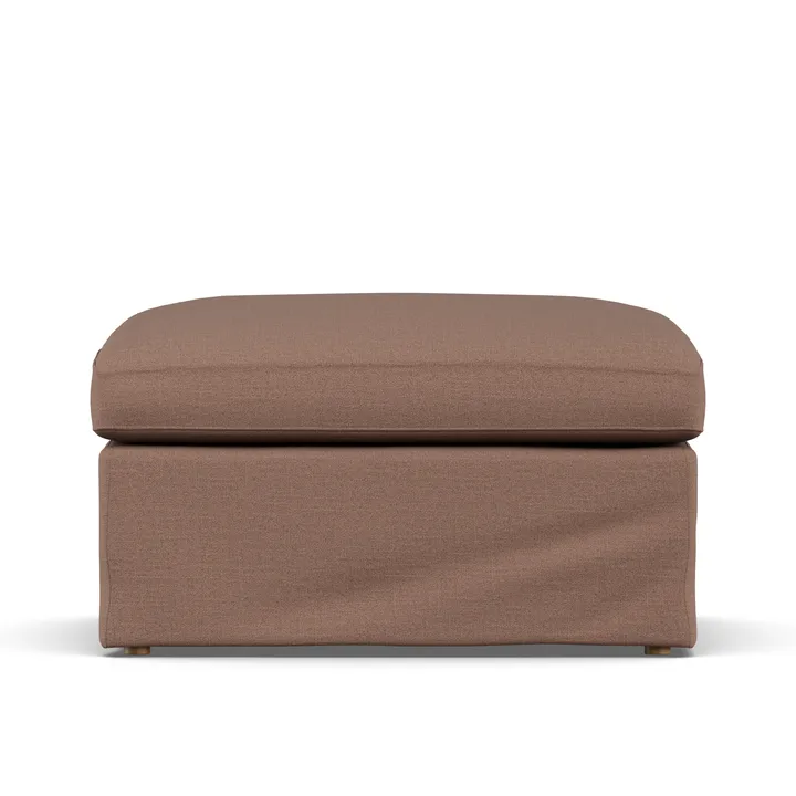 Linnevik fotpall - Same Rust 6675-vitoljad ek, med kappa - 1898