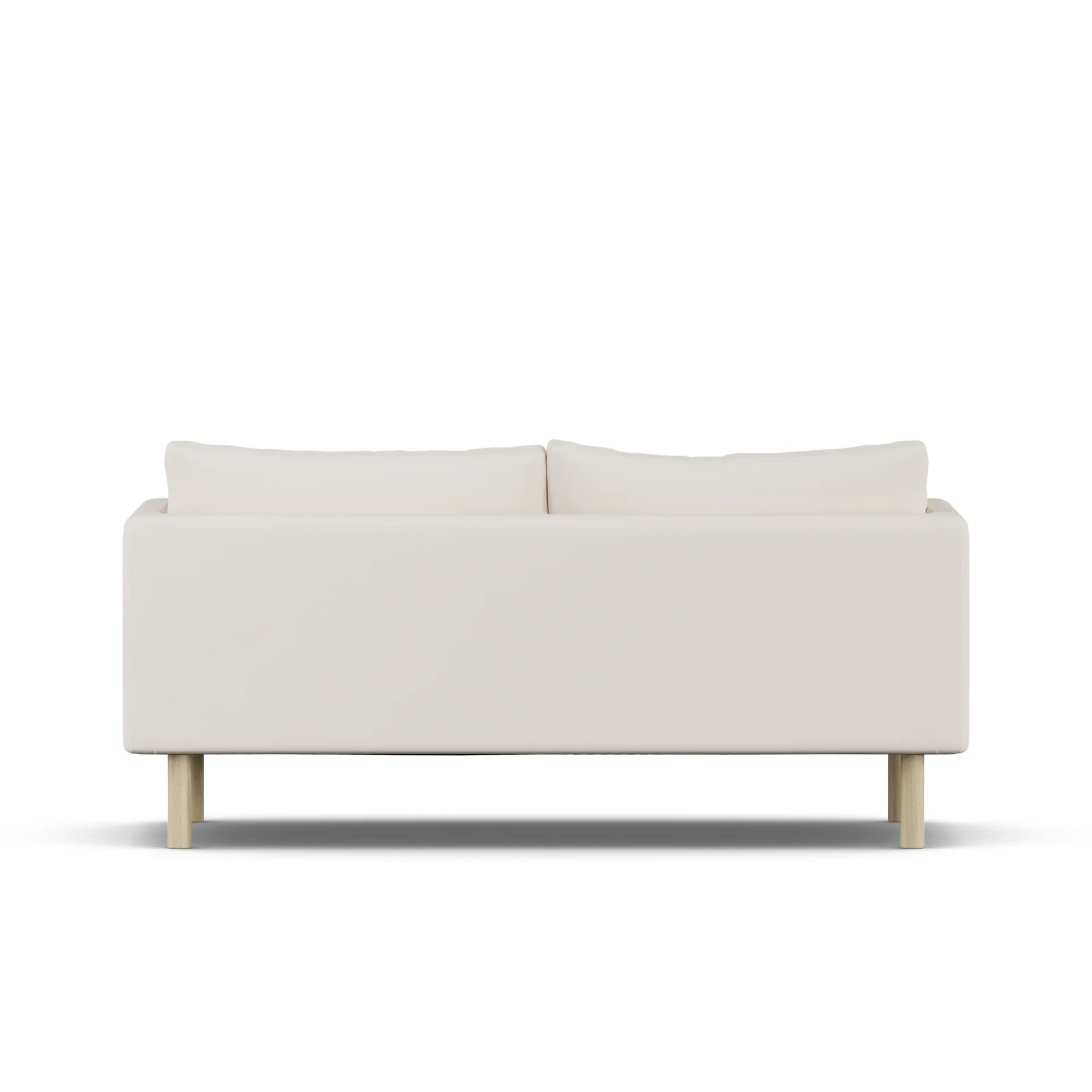 Linnevik soffa, Caleido Beige 9600-vitoljad ek, 2-sits 1898