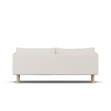 Linnevik soffa - Caleido Beige 9600-vitoljad ek, 3-sits - 1898