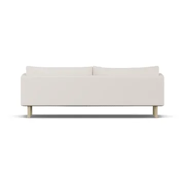 Linnevik soffa - Caleido Beige 9600-vitoljad ek, 4-sits, utan kappa - 1898