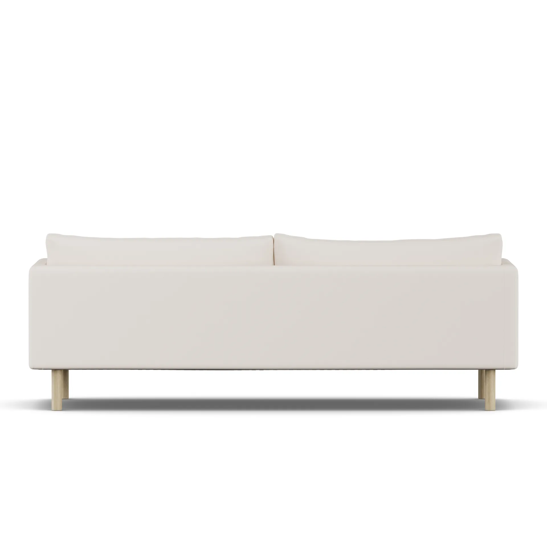 Linnevik soffa, Caleido Beige 9600-vitoljad ek, 4-sits 1898