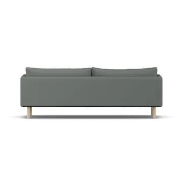 Linnevik soffa - Caleido Grey 1240-vitoljad ek, 4-sits, utan kappa - 1898