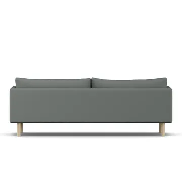 Linnevik soffa - Caleido Grey 1240-vitoljad ek, 4-sits - 1898