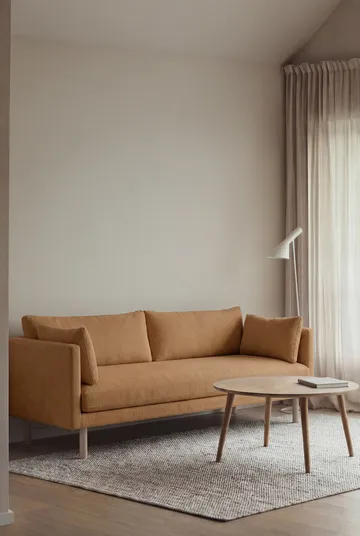 Linnevik soffa - Jump Honey 1959-vitoljad ek, 3-sits - 1898