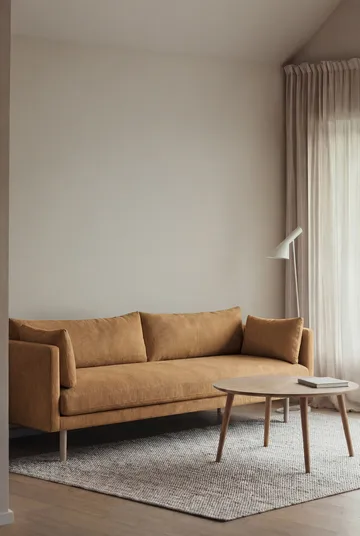 Linnevik soffa - Jump Honey 1959-vitoljad ek, 4-sits - 1898