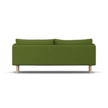 Linnevik soffa - Luiza Green 3975-vitoljad ek, 3-sits, utan kappa - 1898