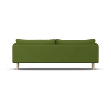 Linnevik soffa - Luiza Green 3975-vitoljad ek, 4-sits, utan kappa - 1898