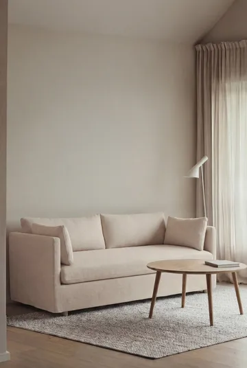 Linnevik soffa - Oslo Nature 1540-vitoljad ek, 2-sits, med kappa - 1898