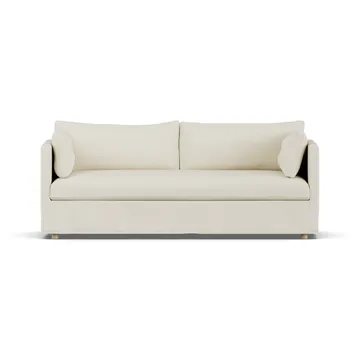 Linnevik soffa - Oslo Nature 1540-vitoljad ek, 3-sits, med kappa - 1898