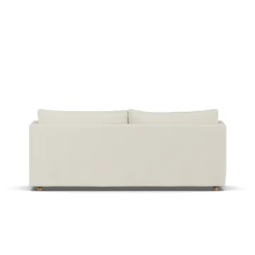 Linnevik soffa - Oslo Nature 1540-vitoljad ek, 3-sits, med kappa - 1898