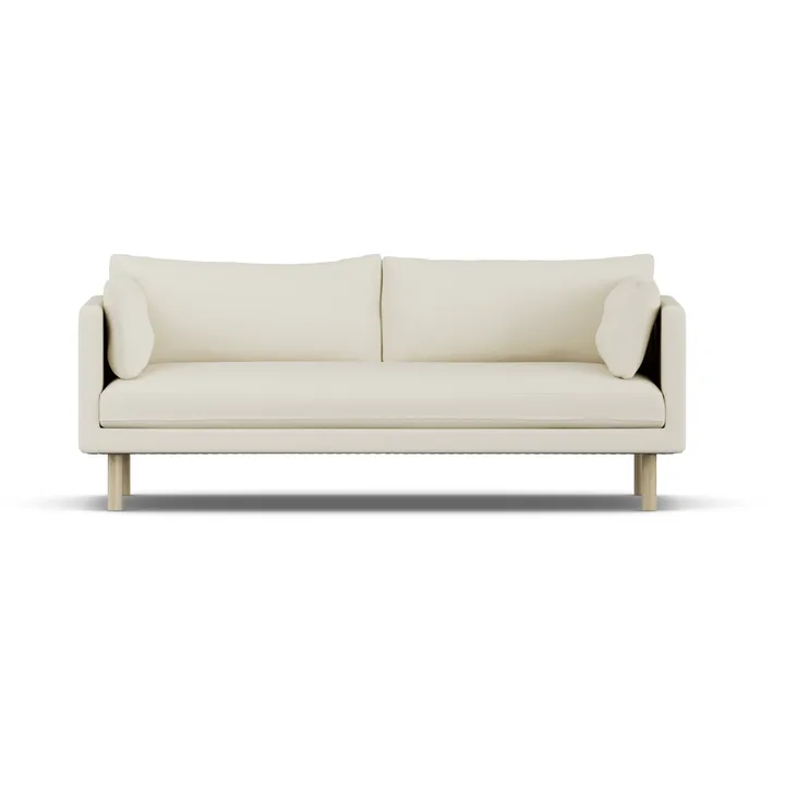Linnevik soffa - Oslo Nature 1540-vitoljad ek, 3-sits, utan kappa - 1898