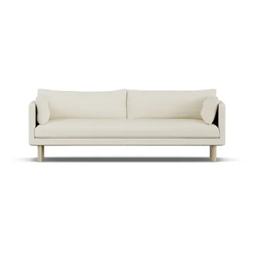 Linnevik soffa - Oslo Nature 1540-vitoljad ek, 4-sits, utan kappa - 1898