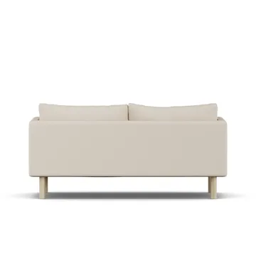Linnevik soffa - Same Beige 6670-vitoljad ek, 2-sits - 1898