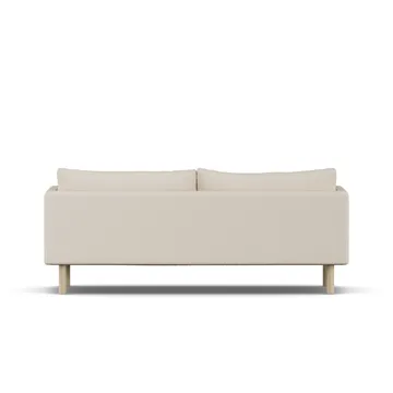 Linnevik soffa - Same Beige 6670-vitoljad ek, 3-sits - 1898