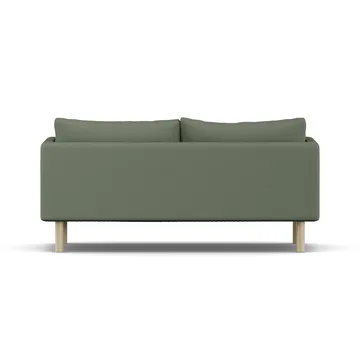 Linnevik soffa - Same Forest 6677-vitoljad ek, 2-sits, utan kappa - 1898