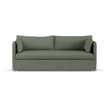 Linnevik soffa - Same Forest 6677-vitoljad ek, 3-sits, med kappa - 1898