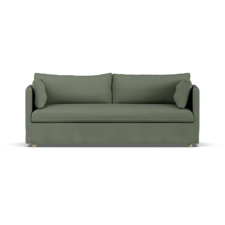 Linnevik soffa - Same Forest 6677-vitoljad ek, 3-sits, med kappa - 1898