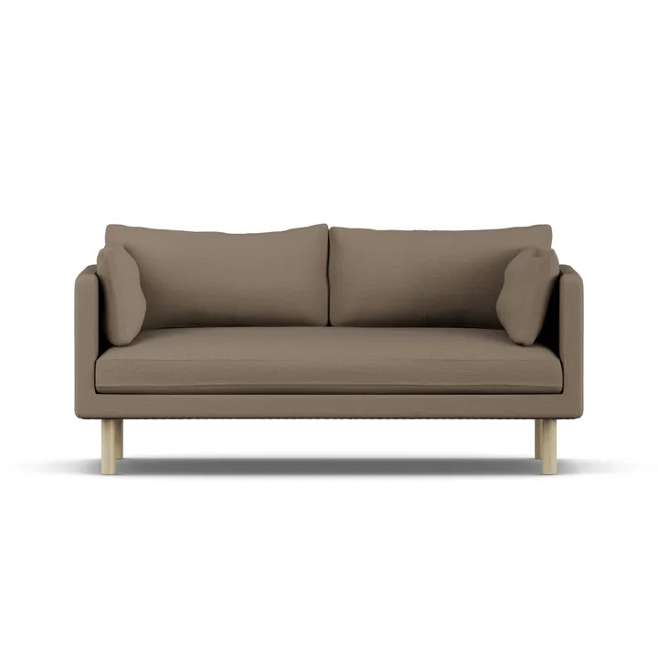 Linnevik soffa - Same Mole 6674-vitoljad ek, 2-sits - 1898