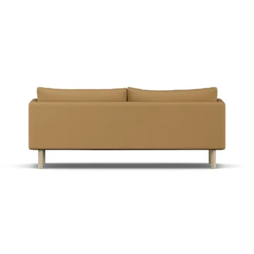 Linnevik soffa - Same Ochre 6676-vitoljad ek, 3-sits, utan kappa - 1898